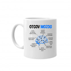 Otcov mozog - keramický hrnček s potlačou