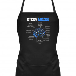 Otcov mozog - zástera s potlačou