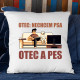 Otec: Nechcem psa, Otec a pes - vankúš s potlačou