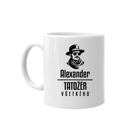 Tatožér všetkého - keramický hrnček s potlačou - personalizovaný produkt
