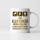 Som elektrikár - riešim problémy - keramický hrnček s potlačou