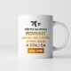 Všetci sa rodia rovnakí - včelár - keramický hrnček s potlačou