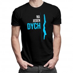 Na jeden dych - freediving - pánske tričko s potlačou