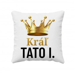 Kráľ Tato I. - vankúš s potlačou