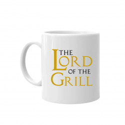 The lord of the grill - keramický hrnček s potlačou