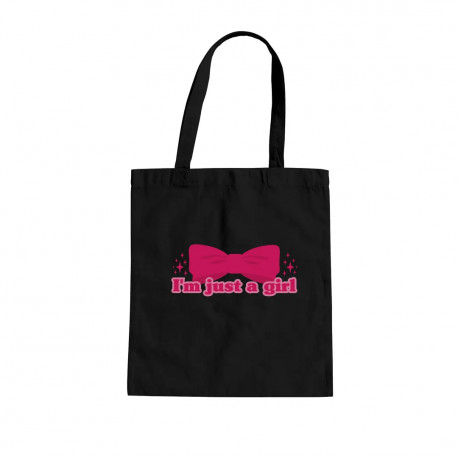 I'm just a girl - taška s potlačou