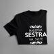 Najlepšia sestra na svete - Dámske tričko s potlačou