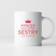 Hrnček najlepšie sestry na svete - keramický hrnček s potlačou