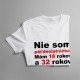 Nie som päťdesiatníčka - dámske tričko s potlačou