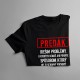 Predák - riešim problémy - pánske tričko s potlačou