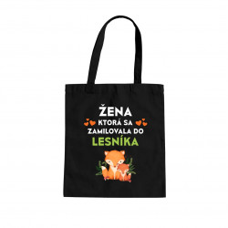 Žena, ktorá sa zamilovala do lesníka - taška s potlačou