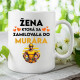 Žena, ktorá sa zamilovala do murára - keramický hrnček s potlačou
