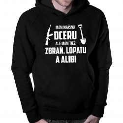 Mám krásnu dcéru - pánska mikina s potlačou