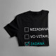 Zadaná so sexy rybárom - dámske tričko s potlačou
