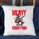 Heavy Christmas - vankúš s potlačou