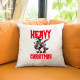 Heavy Christmas - vankúš s potlačou