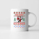 Merry Kickmas - keramický hrnček s potlačou