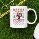 Merry Kickmas - keramický hrnček s potlačou