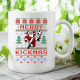 Merry Kickmas - keramický hrnček s potlačou