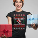 Merry Kickmas - dámske tričko s potlačou