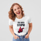 I'm with stupid - dámske tričko s potlačou