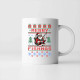 Merry Fishmas - keramický hrnček s potlačou