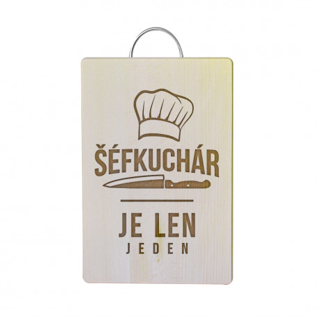 Šéfkuchár je len jeden - doska na krájanie