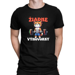 Žiadne výhovorky - pánske tričko s potlačou