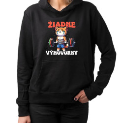 Žiadne výhovorky - dámska mikina s potlačou