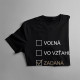 Zadaná so sexy kuchárom - dámske tričko s potlačou