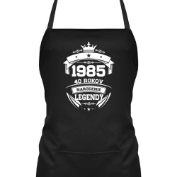 1985 Narodenie legendy 40 rokov - zástera s potlačou