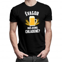 Švagor - máš jedno chladené? - pánske tričko s potlačou