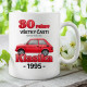 30 rokov - všetky časti originálne - Klasika 1995 - pánske tričko s potlačou - keramický hrnček s potlačou