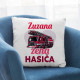 Žena hasiča (meno) - vankúš s potlačou - personalizovaný produkt
