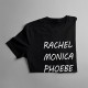 Rachel, Monica, Phoebe, Ross, Joey, Chandler - pánske tričko s potlačou