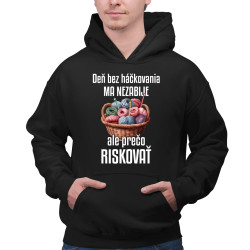 Deň bez háčkovania ma nezabije - pánska mikina s potlačou