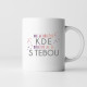 Dôležité je, že s tebou - keramický hrnček s potlačou