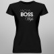Mom Boss Wife - dámske tričko s potlačou