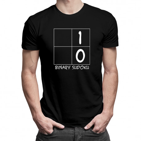 Binary Sudoku - Pánske tričko s potlačou