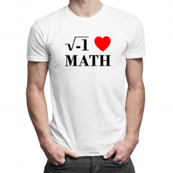 I love math - Pánske tričko s potlačou