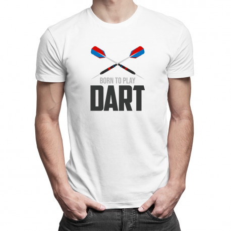 Born to play dart - Pánske tričko s potlačou