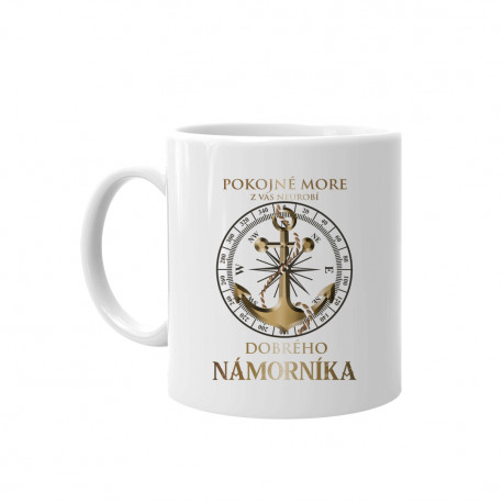 Pokojné more - keramický hrnček s potlačou