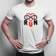 Run Infinity - Pánske tričko s potlačou