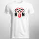 Run Infinity - Pánske tričko s potlačou