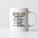 Stolár - hodinová sadzba - keramický hrnček s potlačou