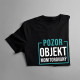 Objekt monitorovaný atraktívnou záchranárkou -pánske tričko s potlačou