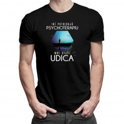 Mne stačí udica - pánske tričko s potlačou