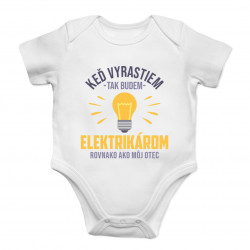 Keď vyrastiem, tak budem elektrikárom - body s potlačou
