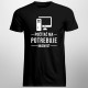 Počítač ma potrebuje, musím ísť - Pánske tričko s potlačou