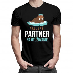 Najlepší partner na otužovanie- pánske tričko s potlačou
